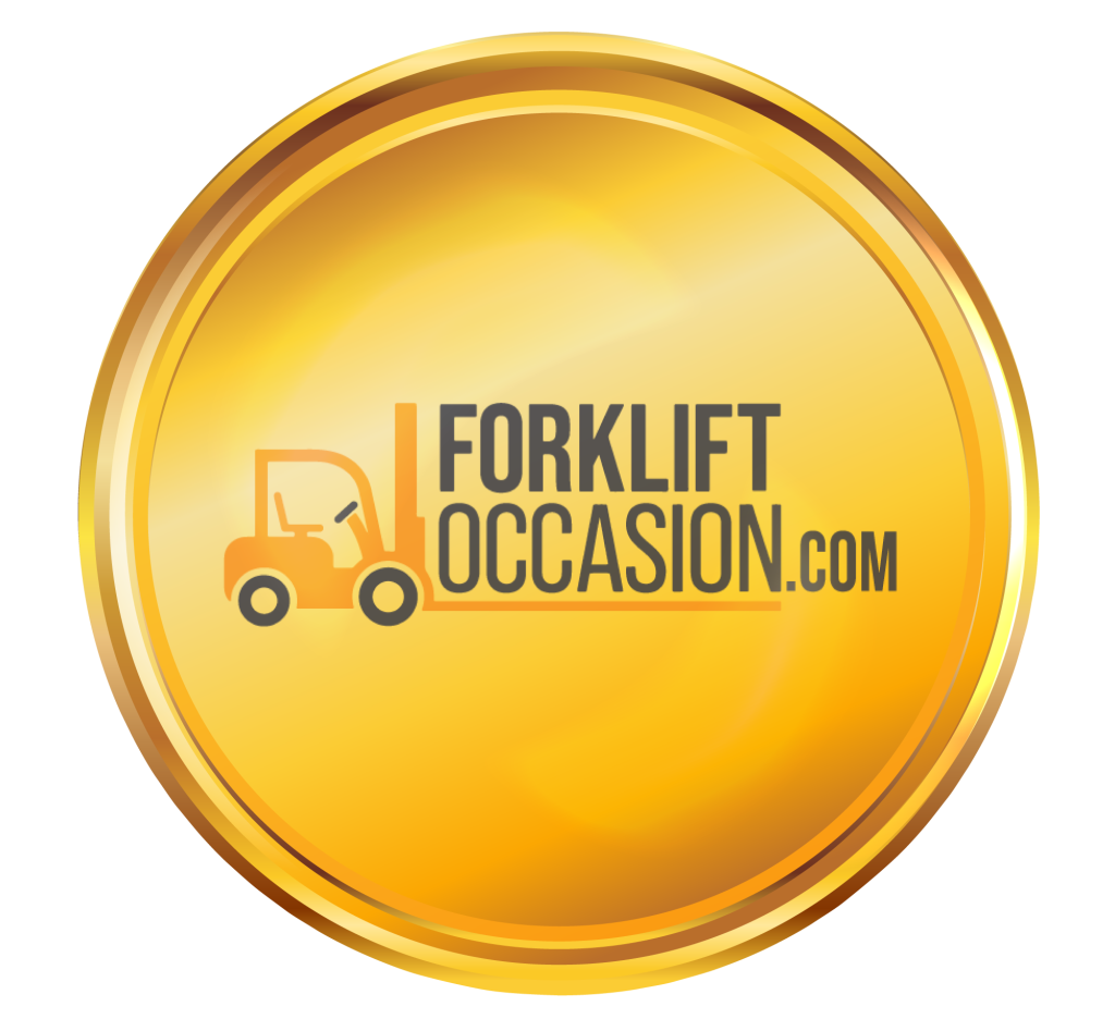 forklift gold coin design